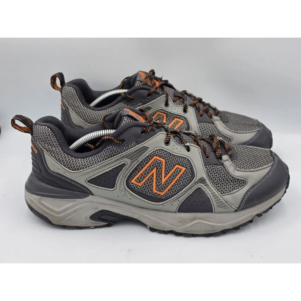 New Balance 481v3 All Terrain Shoes Mens Size 13 4E Wide Gray Orange Trail